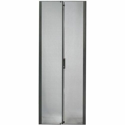 APC NetShelter SX 42U Perforated Split Door - Black - 42U Rack Height