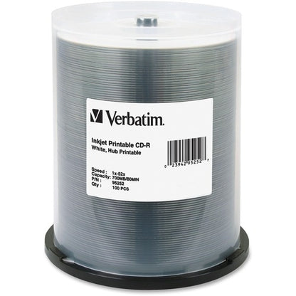 Verbatim 95252 CD Recordable Media - CD-R - 52x - 700 MB - 1