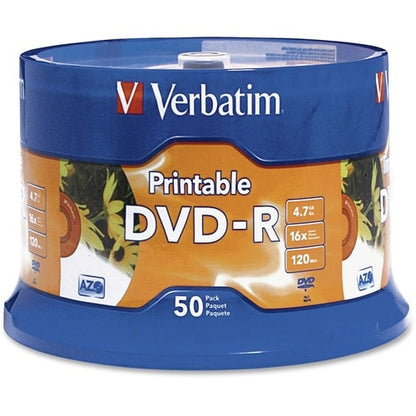 Verbatim DVR-R 4.7GB 16X White Inkjet Printable with Branded