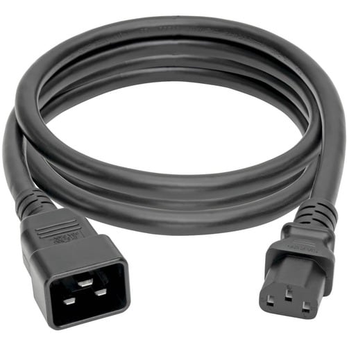 Cable de alimentación para PDU de Tripp Lite de 2,13 m, C13 a C20, resistente, 15 A, calibre 12 AWG, 2,13 m