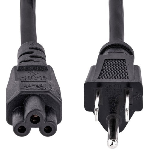 StarTech.com 6ft (1.8m) Laptop Power Cord, NEMA 5
