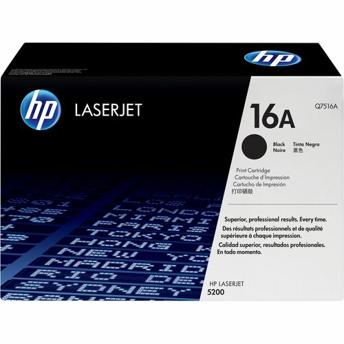 CARTUCHO DE TÓNER NEGRO PARA LASERJET SERIE 5200 12K YLD