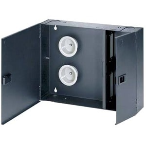 Support mural Panduit FWME4 pour cassette à fibre optique, panneau de brassage - 1