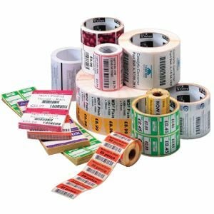 Zebra Label Paper 3 x 2in Direct Thermal Zebra Z-Select 4000D 0.75 in core - 3\"