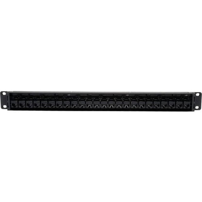 Tripp Lite 24-Port Cat5e Cat5 Feedthrough Patch Panel Rackmount 1URM RJ45 Ethern