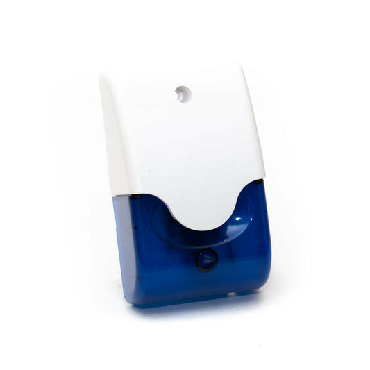 Azco Siren and Strobe,  6-15VDC, 115dB, Blue (AZS103-BLUE)