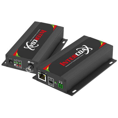 Intercoax IP over Coax Transceiver, Max 2400 M, PoE to 1.2 KM, 1 Piece Only (ECP-2701)