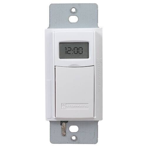 Minuterie murale robuste Intermatic 7 jours avec heure d'été et crépuscule (ST01)