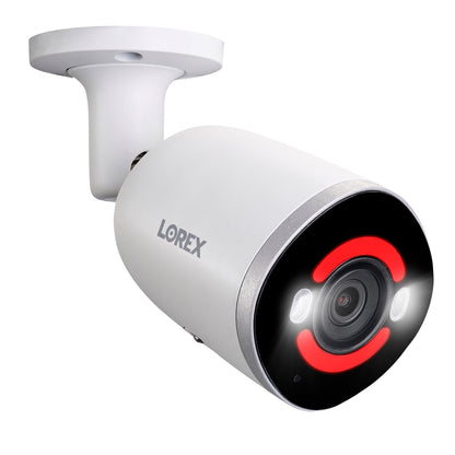 Lorex Fusion 4K 16-Channel 2TB Wired NVR Security System with 8 Indoor/Outdoor Smart Lighting Cameras (TN84628A8-E)