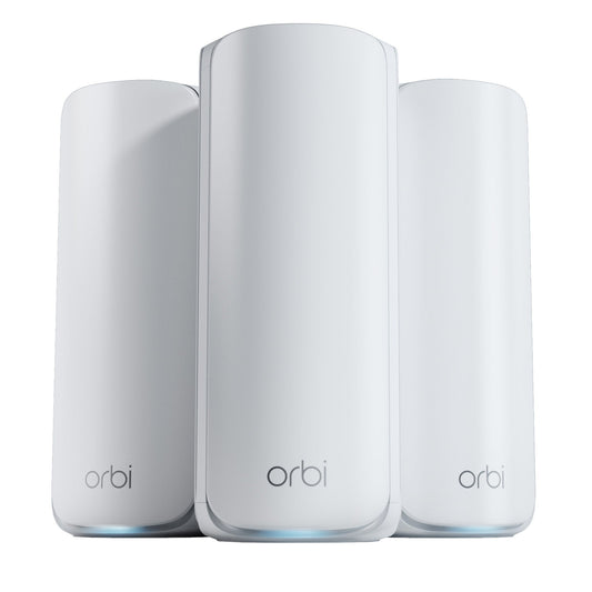 Netgear Orbi RBE773-100CNS Wi-Fi 7 Mesh System Router, 3-pack (RBE773-100CNS)