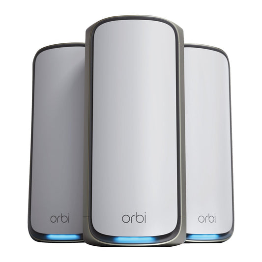 Netgear Orbi RBE973S-100CNS WiFi 7 Mesh System, 3-pack (RBE973S-100CNS)