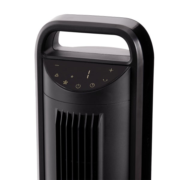Seville Classics Oscillating Tower Fan with Touch Control and Temperature Sensor