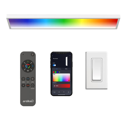 Artika Skyshade 1' x 4' Smart LED Lighting Panel (FLP14-SSWTR-C1WH)