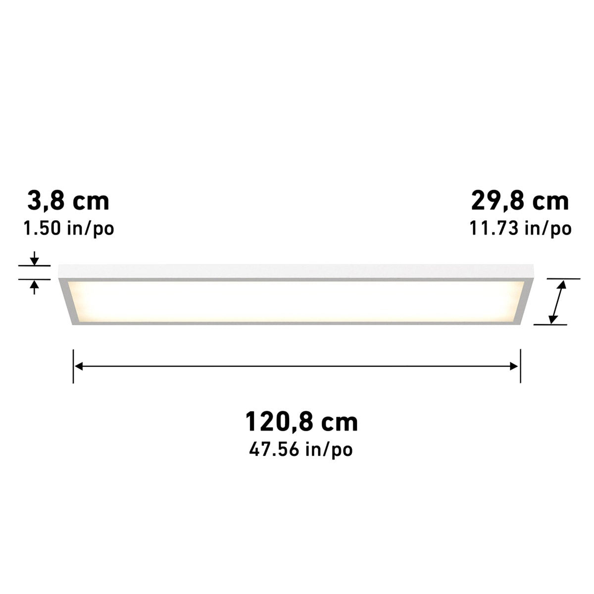 Artika Skyshade 1' x 4' Smart LED Lighting Panel (FLP14-SSWTR-C1WH)