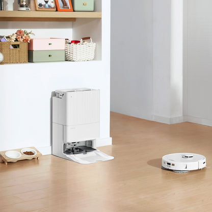 Robot aspirador y friegasuelos Roborock QX Revo con base multifuncional (Roborock QX Revo)