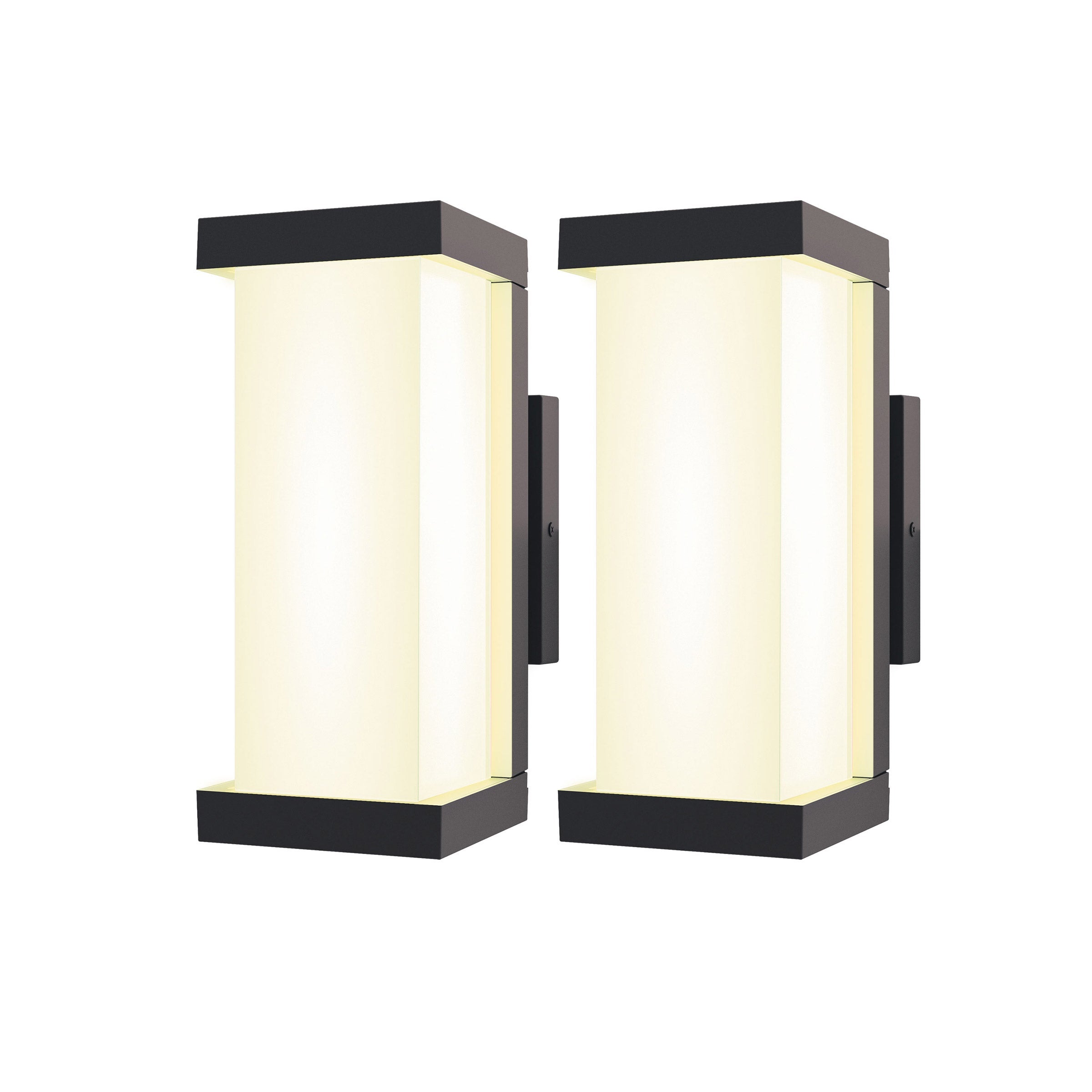 Atomi Smart Wi-Fi Quadrata Outdoor Wall Sconces (2-pack) (AT1856 CA)