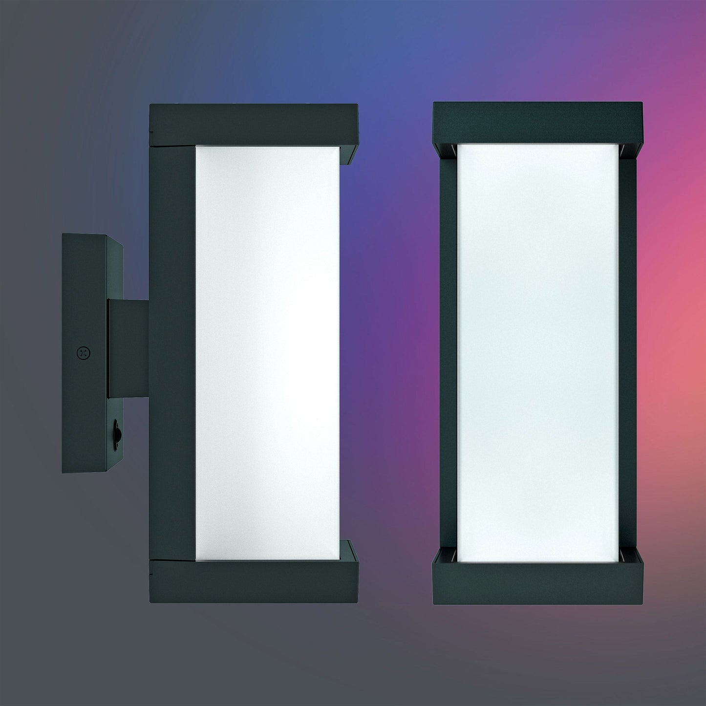Atomi Smart Wi-Fi Quadrata Outdoor Wall Sconces (2-pack) (AT1856 CA)