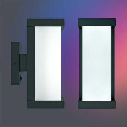 Atomi Smart Wi-Fi Quadrata Outdoor Wall Sconces (2-pack) (AT1856 CA)