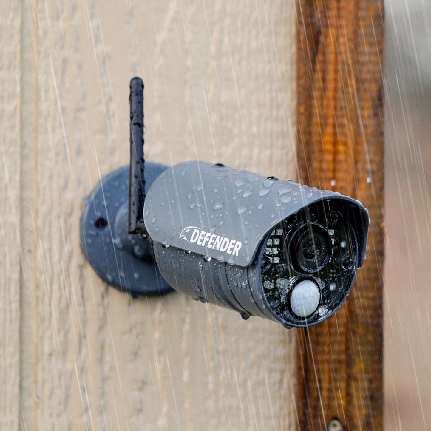 Defender PHOENIXHD Non-WiFi, Plug-in Power Security System with 4 Cameras & 10.1” HD Monitor (DPHD4C-64)