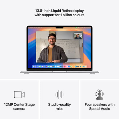 Apple 2025 MacBook Air ,FR MBA 13IN M4 CHIP 10C CPU 8-CORE GPU 16GB 256GB SSD SILVER