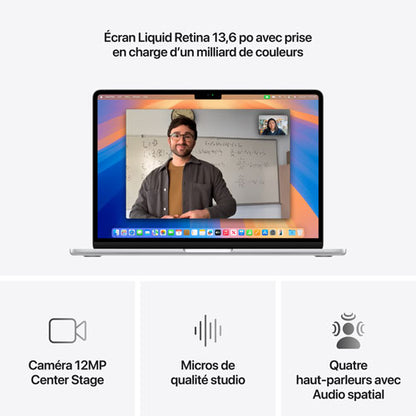 Apple 2025 MacBook Air ,FR MBA 13IN M4 CHIP 10C CPU 8-CORE GPU 16GB 256GB SSD SILVER