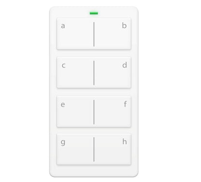 Minicontrol remoto inalámbrico Insteon de 8 escenas (2342-222)