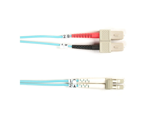 Cable de señal de 10 gigas de Black Box Corp E 1M a LC Aqu Fo10G-001M-Sclc