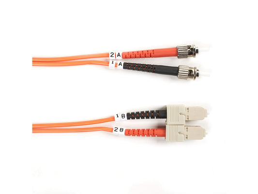 Cable H de Black Box Corp., 5 m, 50 pies, a conector SC, Fo50-005M-Stsc
