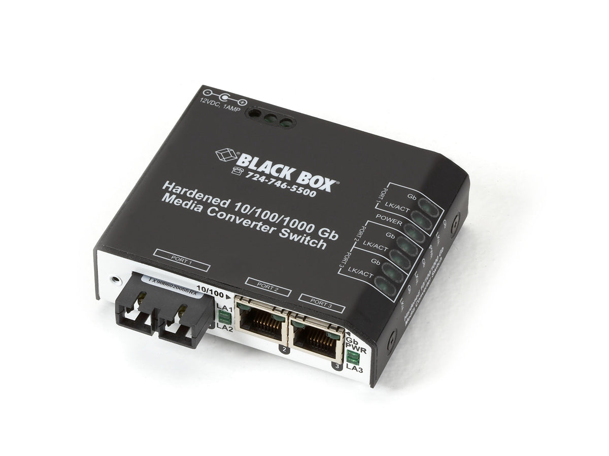 Conmutador inversor Black Box Corp, 10/100 Lbh2001A-H-Sc-12