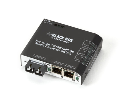 Black Box Corp Nverter Switch, 10-/100 Lbh2001A-H-Sc-12