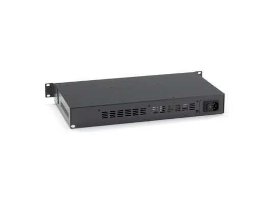 Bandeja de alimentación de CA de 18 ranuras de Black Box Corp para convertidores miniatura