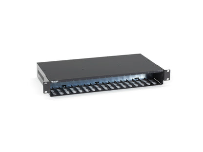 Bandeja de alimentación de CA de 18 ranuras de Black Box Corp para convertidores miniatura