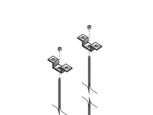 Black Box Corp Adder Rack Threaded Ceiling Kit Rm659-R3