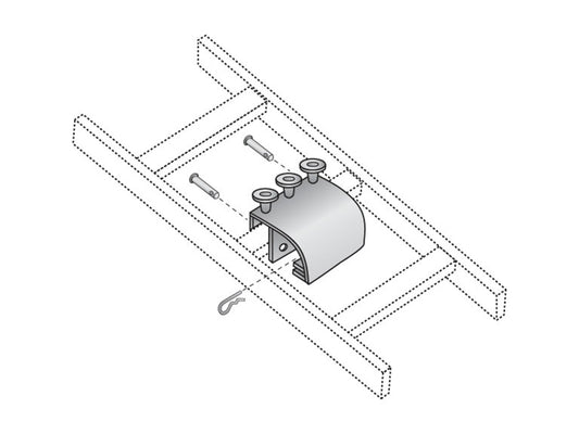 Black Box Corp Der Rack Radius Drop Kit, Black Rm867-R2