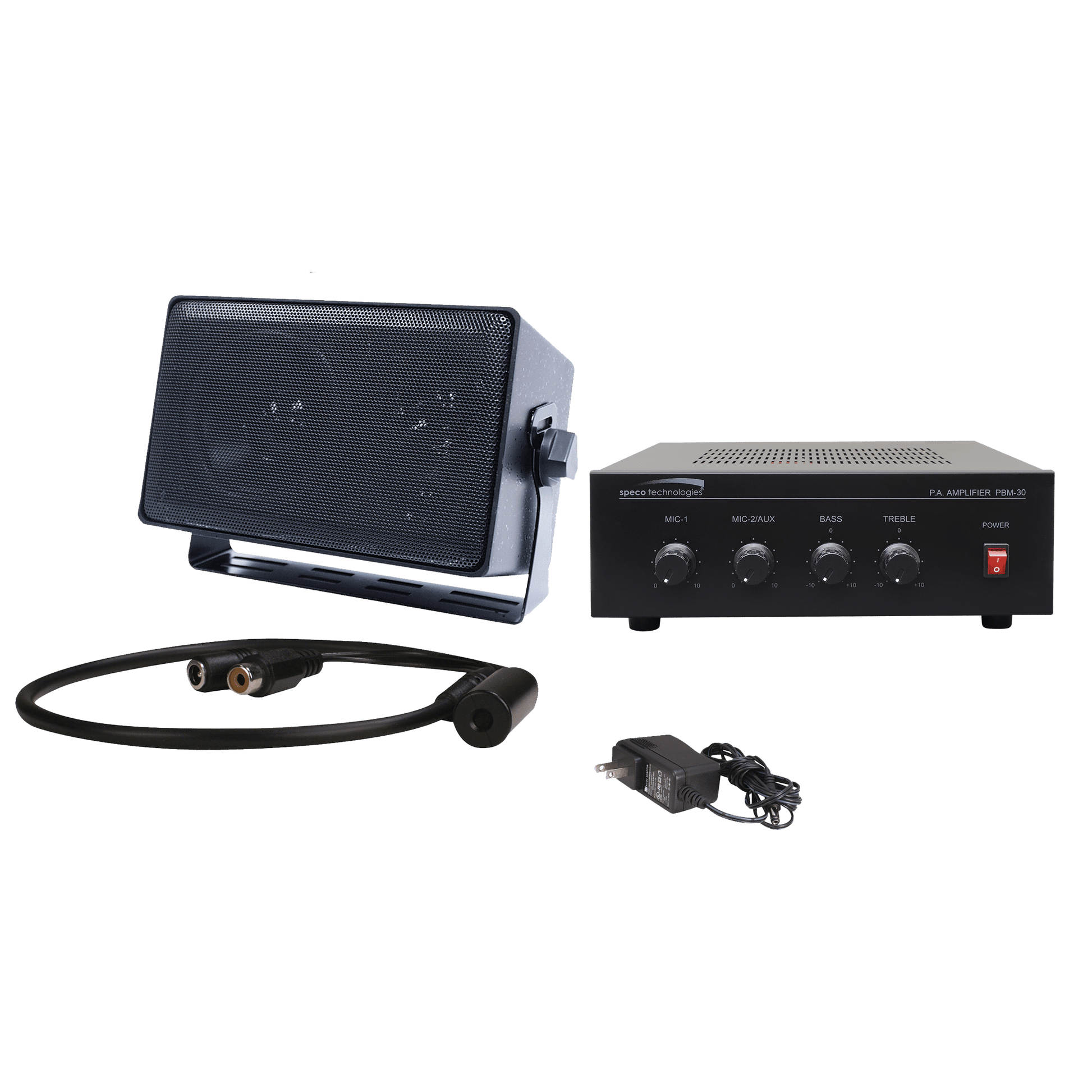 Speco Two-way Audio Kit for DVR's with PBM30 Amplifier (SPE-2WAK3)