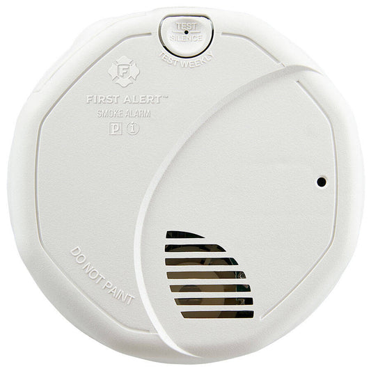 Détecteur de fumée photo-ionique filaire First Alert 3120BA 120 V, double technologie, batterie de secours (1044566)