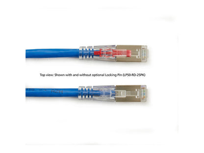 Cable Gigatrue 3 Cat6 de Black Box Corp., azul, 30 cm