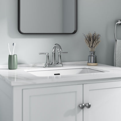 Grifo de baño American Standard Braymer de 4 pulgadas con montaje central (7427201.002)