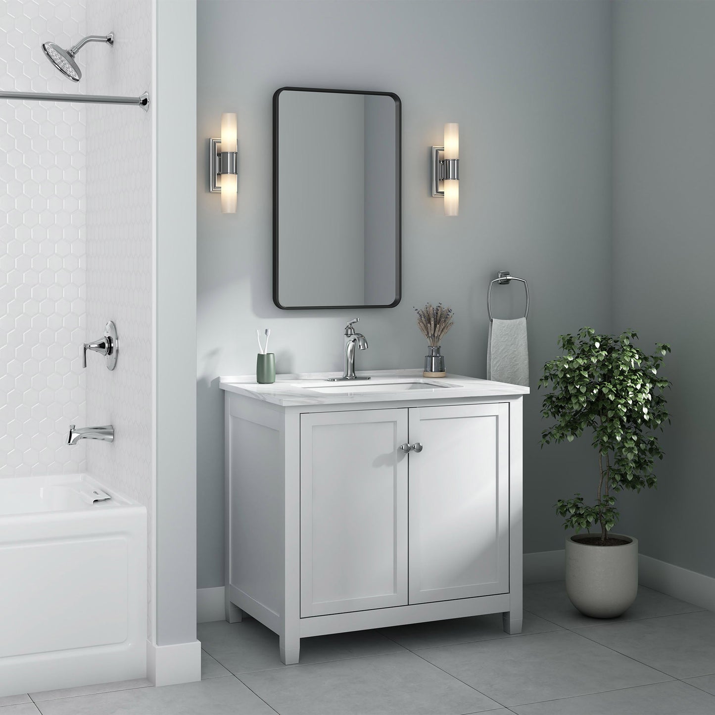 American Standard Braymer Single Handle Monoblock Bathroom Faucet (7427101.002)