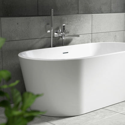 Grifo de bañera Pulse Niagara de pared con caño giratorio y varilla de mano (3030-WMTF-CH)
