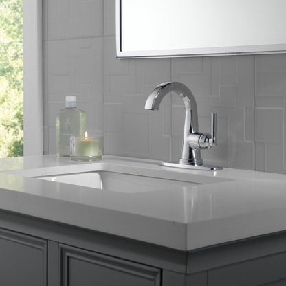 Delta Becker Single Handle Centerset Bathroom Faucet (15891LF)