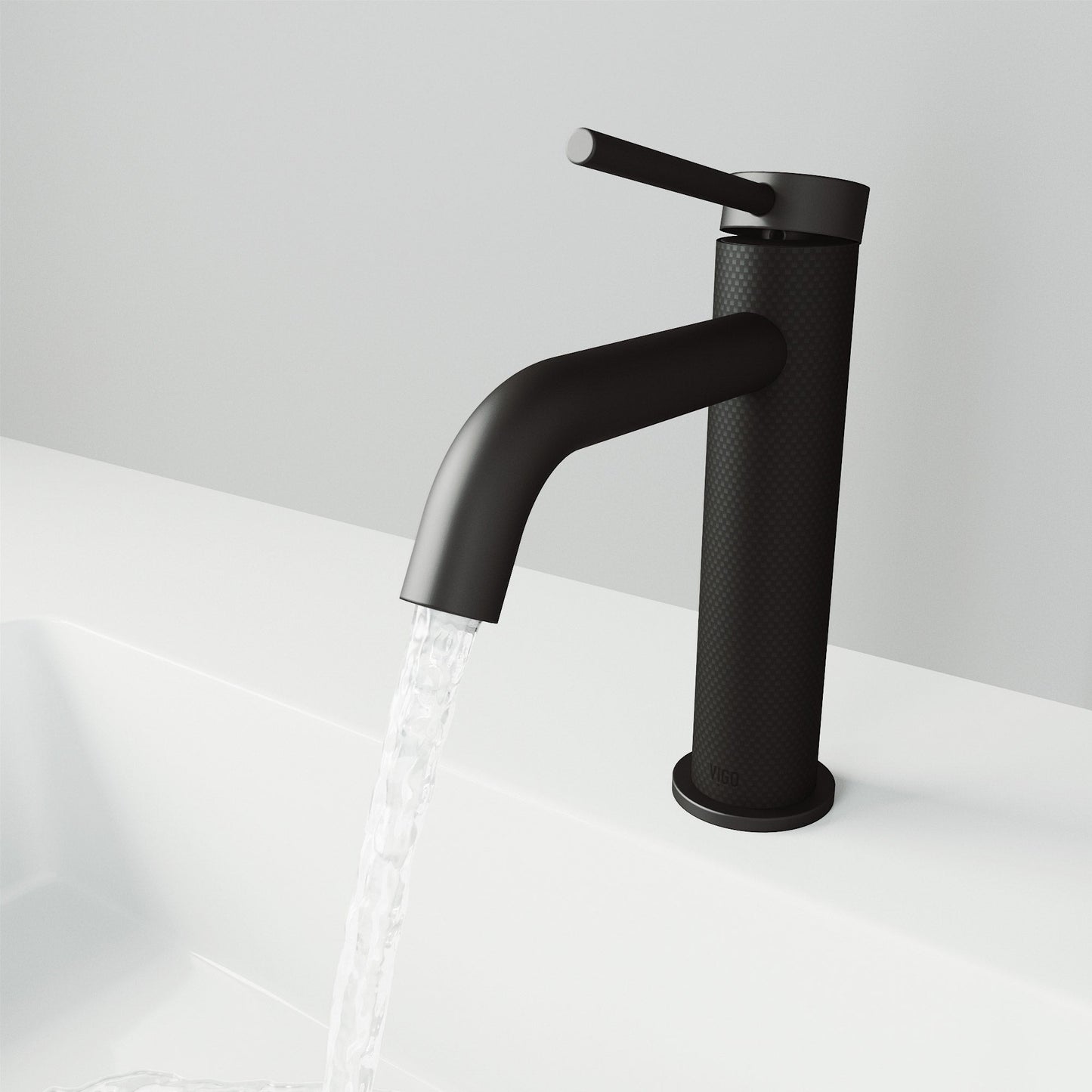 VIGO Madison Single Handle Bathroom Faucet (VG01044MB)