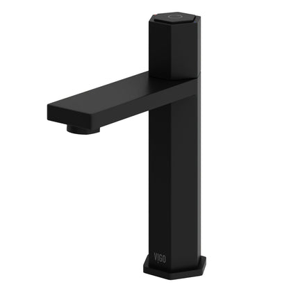 VIGO Nova Single Handle Bathroom Faucet (VG01053MB)