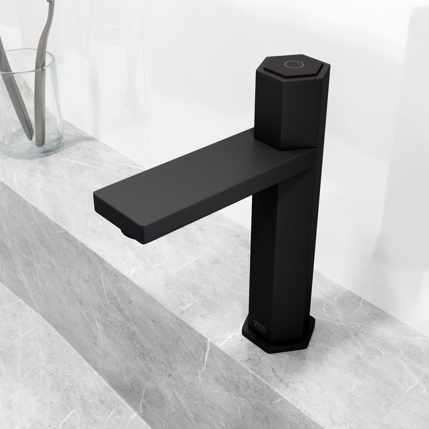 VIGO Nova Single Handle Bathroom Faucet (VG01053MB)