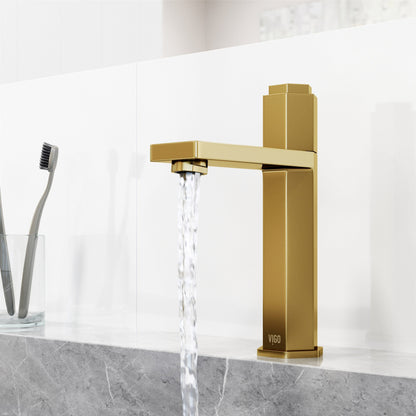 VIGO Nova Single Handle Bathroom Faucet (VG01053MG)