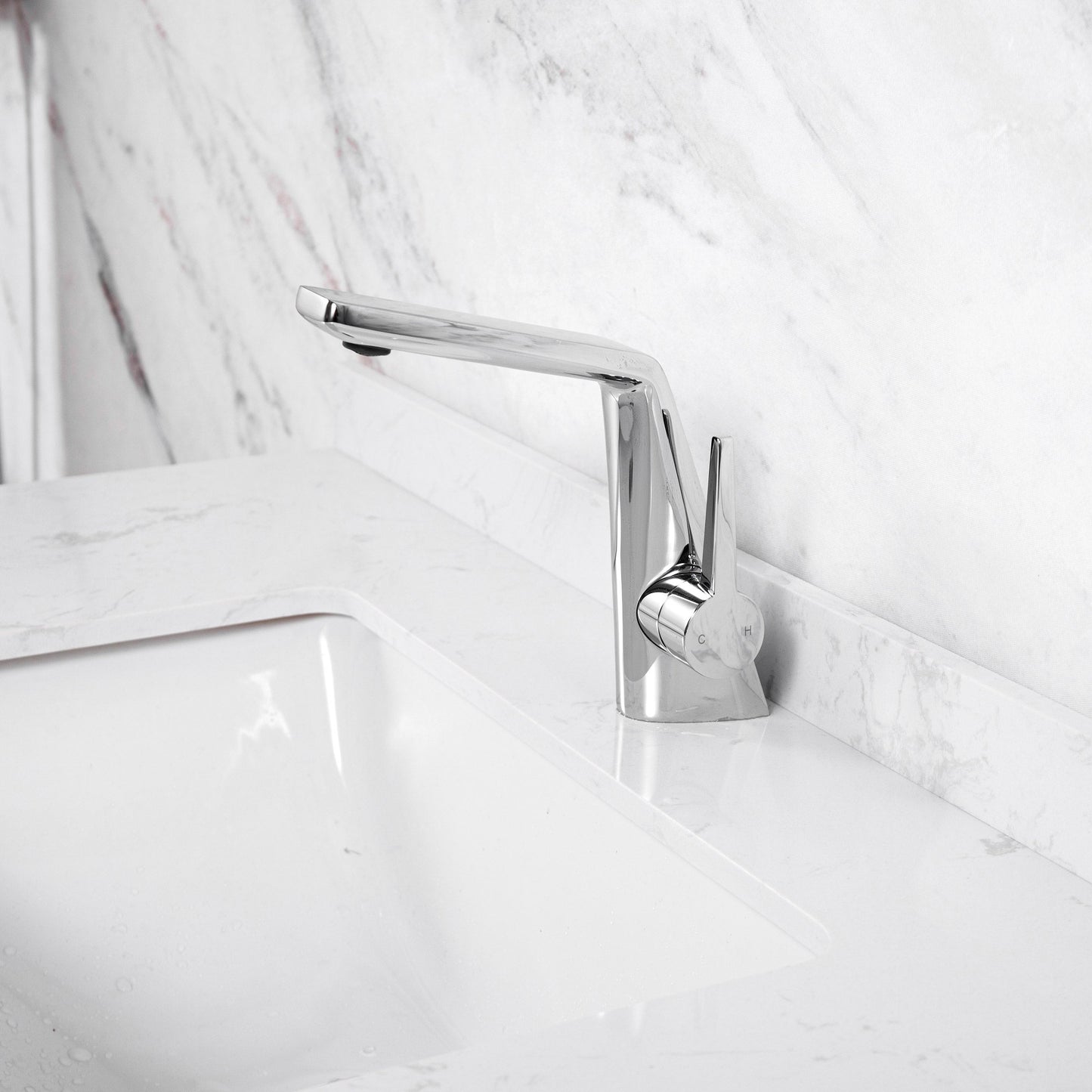 Robinet de salle de bain à levier unique Zigmond de Westmount Waterworks (WW-B625 01-CHR)