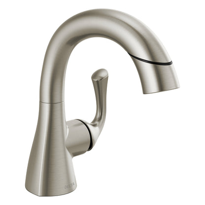 Delta Lampard Single Handle Pull-Down Bathroom Faucet (15764LF-SPPD)