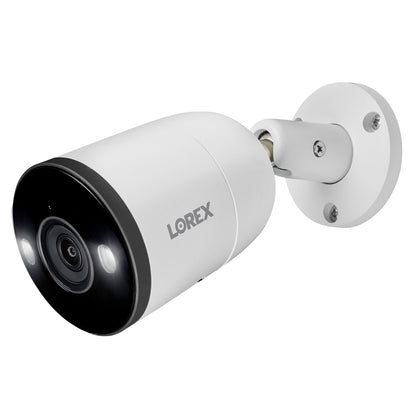 Sistema NVR cableado Lorex Fusion 4K de 16 canales y 1 TB con 4 cámaras de disuasión inteligente (TN910618A4-F)