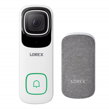 Sonnette vidéo filaire Lorex 4K avec Wi-Fi Chimebox (B862AJD-K8-T)