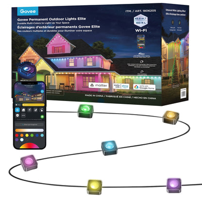 Govee Permanent Outdoor Lights Elite, 150 FT (H805CA11 (1806205))